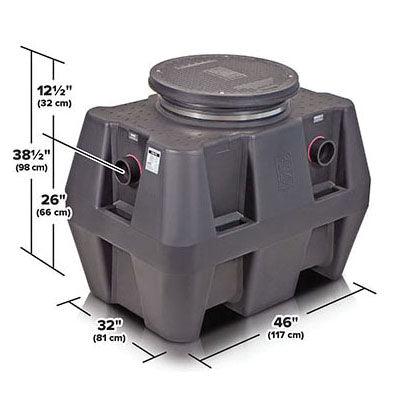 Great Basin - Gb-75 Grease Interceptor - 75 GPM - 616 lb