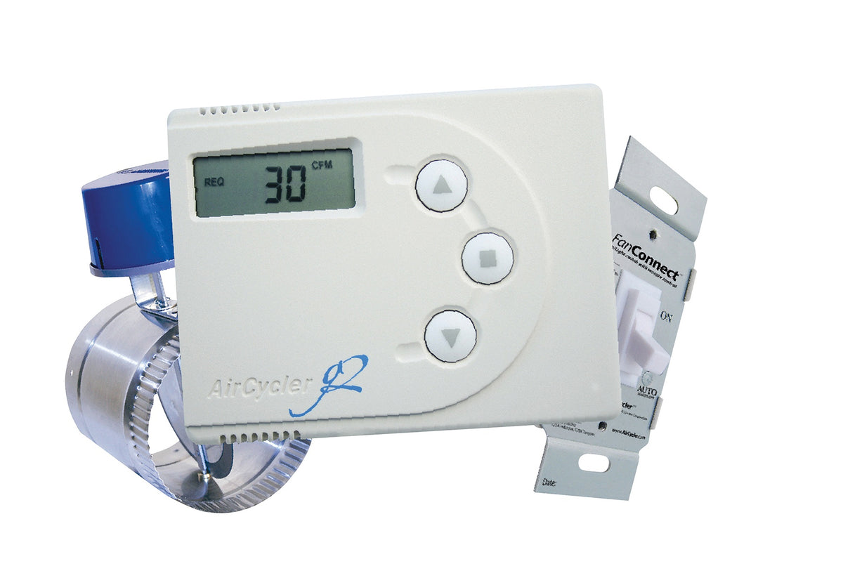 Panasonic SelectCycler™ SACG2K-06 Low Cost Programmable Whole House Ventilation System With 6 in Duct, 24/120 VAC, 0.07 A, 50/80/110 cfm