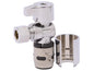 1/2 x 3/8" Stub-Out Angle Stop - Brass - Compression