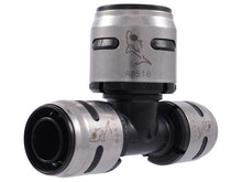 Sharkbite® K413WP2 Reducing Tee, 3/4 x 3/4 x 1 in Nominal, Push-to-Connect End Style, Acudel