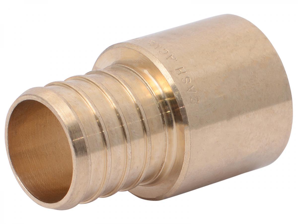 Sharkbite® UC609LF Adapter, 1 x 1 in Nominal, Male End Style, DZR Brass