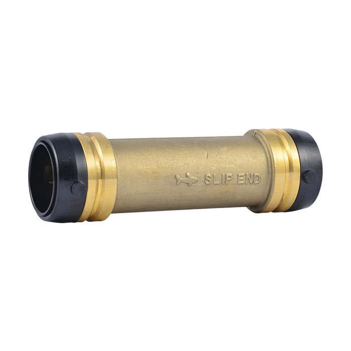 1-1/4" Large Diameter Slip Coupling - Dzr Brass