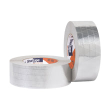 Shurtape® 170154 AF 982 HVAC Grade Foil Tape, 46 m L x 72 mm W, 9.4 mil with Liner/6.6 mil without Liner THK, Synthetic Rubber Adhesive, Aluminum Foil/Fiberglass Scrim/Kraft Paper Backing, Silver