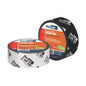 Shurtape® 207113 DC 181 HVAC Grade Printed Film Tape, 110 m L x 72 mm W, 2.7 mil THK, High Tack Cold Temperature Acrylic Adhesive, Biaxially Oriented Polypropylene Film Backing, Metallic