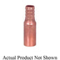 3/8 x 1/2" 1-Piece Straight Adapter - Copper