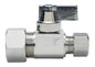 1/4 Turn Straight Supply Stop - 5/8 x 1/4" - Compression