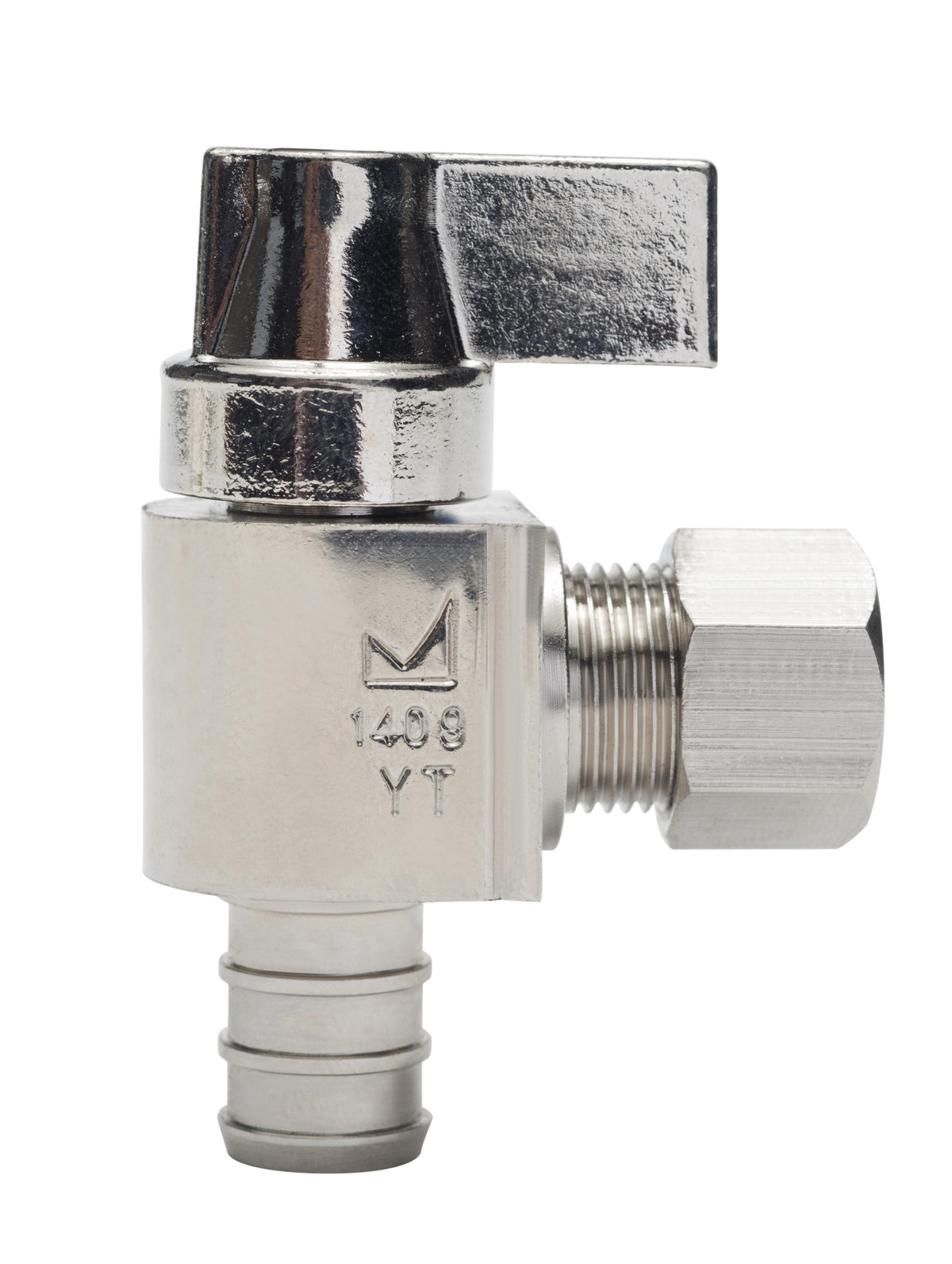 1/4 Turn Angle Supply Stop - PEX x Compression