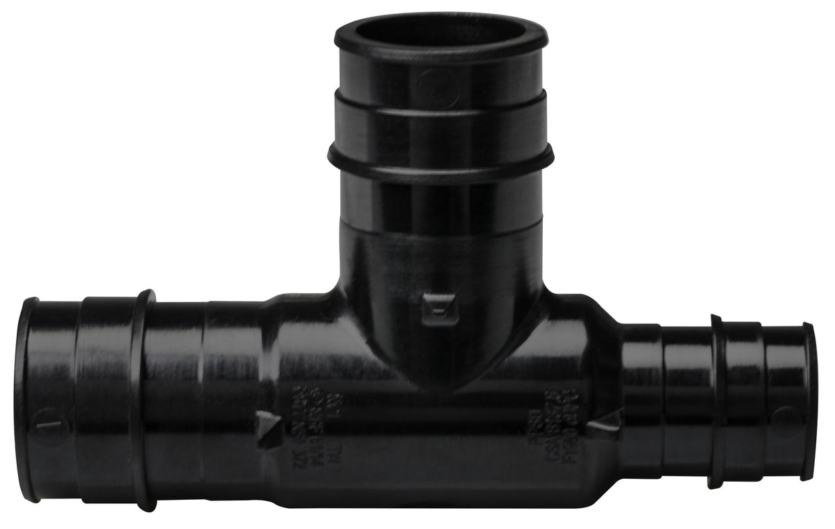 Sioux Chief 641WP323 Tee, 3/4 x 1/2 x 3/4 in Nominal, F1960 PEX Grip™ End Style, Polymer, Import