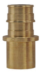 Sioux Chief 643WG3 1-Piece Straight Adapter, 3/4 in Nominal, Male C x F1960 PEX Grip™ End Style, Brass