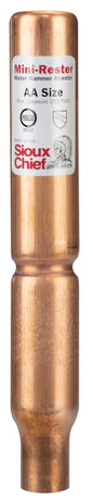 Sioux Chief MiniRester™ 660-SB Straight Water Hammer Arrester, 1/2 in, Male C, 350 psig