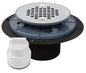 2" Shower Pan Drain with Plastic Rim - ABS Drain
