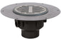 Sioux Chief Halo™ 822-2AS Adjustable Floor Drain With Round Ring and Strainer, 2 in Outlet, Hub Connection, ABS Drain