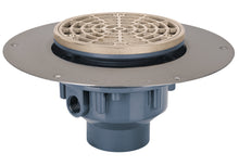 Sioux Chief Halo™ 822-2PNR Adjustable Floor Drain, 2 in Outlet, Hub Connection, PVC Drain, Import