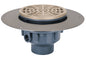 Adjustable Floor Drain - 2" Outlet - 5-1/2" Dia