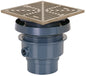 Sioux Chief FinishLine™ 832-2PNQ Adjustable Floor Drain Complete Assembly With Ring and Strainer, 2 in Outlet, Hub Connection, PVC Drain