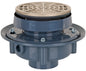 Sioux Chief FinishLine™ 833-25PNR Adjustable Flashing Drain Complete Assembly With Ring and Strainer, 2 in Outlet, Hub Connection, 5-1/2 in, PVC Drain, Domestic