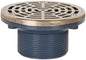 Adjustable On-Grade Floor Drain - Gray - 3" Outlet