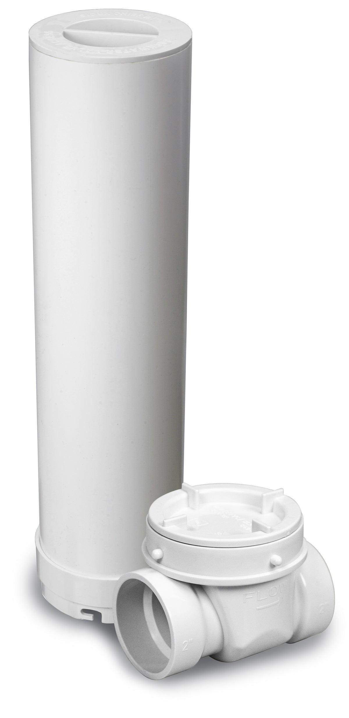 Sioux Chief 869-2PS 869 Back Water Valve With Extension Sleeve and Lid, 2 in Nominal, Solvent Weld End Style, PVC Body, Import