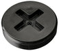 Slotted Cleanout Flush Plug - 4" Cleanout - Polypropylene