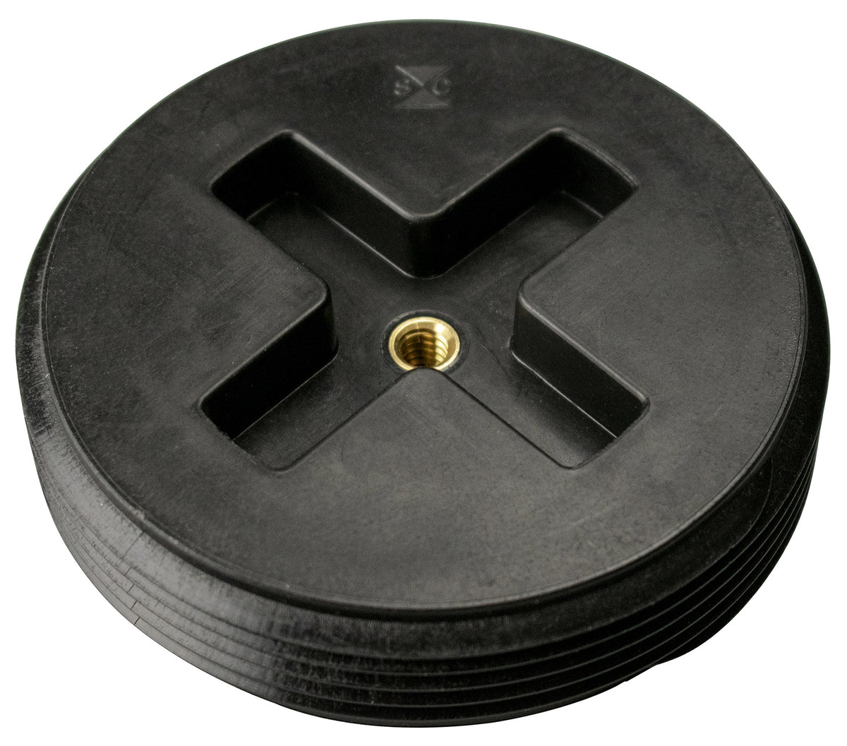 Sioux Chief 879-60 Slotted Cleanout Flush Plug With Insert, 6 in Cleanout, Polypropylene