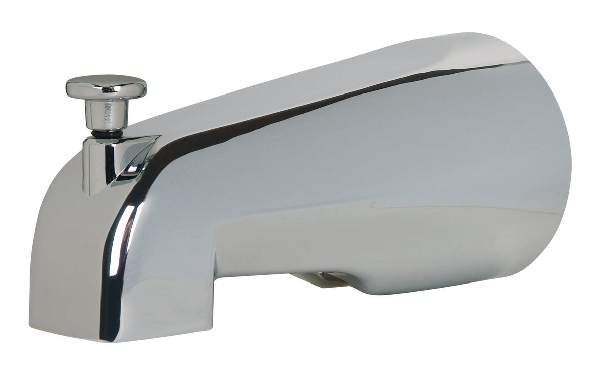 Sioux Chief SmartSpout™ 972-36 Shower Diverter Tub Spout, Copper, Polished Chrome, Import