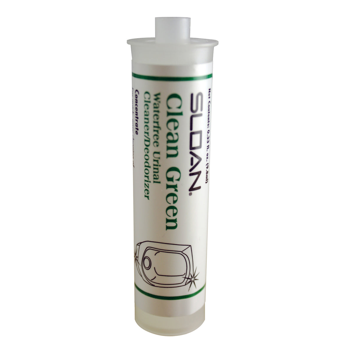 Sloan® 1001504 SJS20 Urinal Cleaner Concentrate Refill, Plastic, Domestic