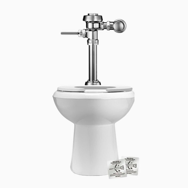 Royal Wets-2022 Dual-Flush Flushometer - and Water Closet