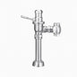 Sloan® 3050135 110 Single-Flush Manual Exposed Flushometer, 3.5 gpf Flush Rate, 1 in IPS Inlet, 1-1/2 in Spud, 15 to 80 psi Pressure, Polished Chrome, Domestic
