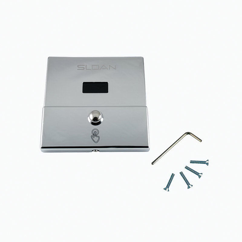 Sloan® 3305104 EL-595-A Cover Plate With Sensor and Override Switch Assembled (Closet Only) Exposed ES-S, For Use With Royal® Closet Flushometer, Domestic