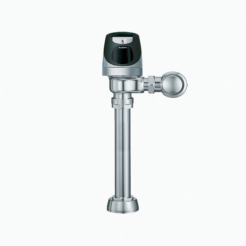 Sloan® 3370000 8111 Dual-Flush Sensor Exposed Flushometer, SOLIS®, Power Source: Solar, 1.6/1.1 gpf Flush Rate, 1 in IPS Inlet, 1-1/2 in Spud, 15 to 80 psi Pressure, Polished Chrome, Domestic