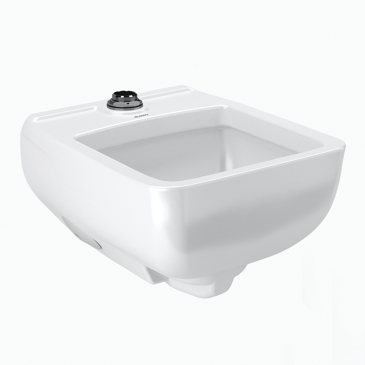 Sloan® 3873200 SS3200 Vitreous China Healthcare Service Sink, 21 in H x 15 .875 in W x 24.875 in L, Wall Mounting, White