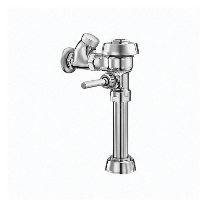 Sloan® Royal® 3910003 100 Single-Flush Manual Exposed Flushometer, 1.6 gpf, 1 in IPS Inlet, 1-1/2 in Spud, 15 to 80 psi, Polished Chrome