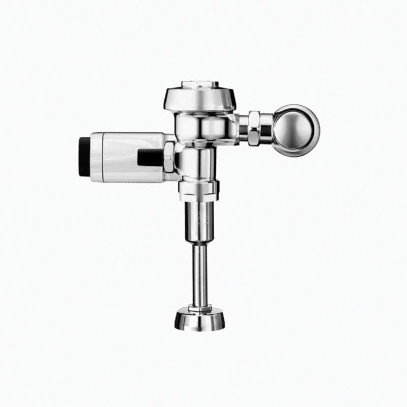 Sloan® 3912751 186 Single-Flush Sensor Exposed Flushometer, Power Source: Hardwired, 0.5 gpf Flush Rate, 3/4 in IPS Inlet, 3/4 in Spud, 15 to 80 psi Pressure, Polished Chrome, Domestic