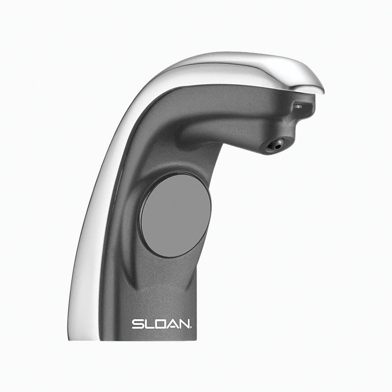 Sloan® HEALTHMINDER® 7000004 SJS-1650 Sensor Activated Electronic Soap Dispenser, Polished Chrome, 5-3/8 in OAL, Deck Mount, Import, Commercial