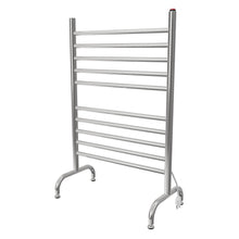 Amba® SAFSP-33 Solo Towel Warmer, Hardwired, 10 Bars, Polished Stainless Steel, 32-1/2 in W 38 in H