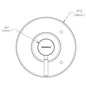 Neo - Universal Shower Valve Trim - Matte Black - Wall Mount