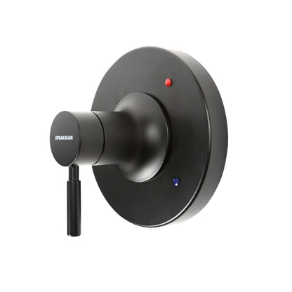 Neo - Universal Shower Valve Trim - Matte Black - Wall Mount