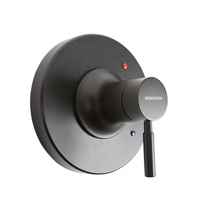 Neo - Universal Shower Valve Trim - Matte Black - Wall Mount