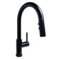 Neo - Modern Pull-Down Kitchen Faucet - Matte Black - Brass