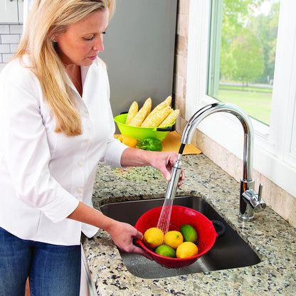 Neo - Modern Pull-Down Kitchen Faucet - Polished Chrome