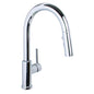 Neo - Modern Pull-Down Kitchen Faucet - Polished Chrome