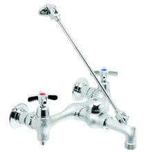 Speakman® SC-5811-RCP Service Sink Faucet, Wall Mount, 2 Handles, 8 in Center, Rough Chrome