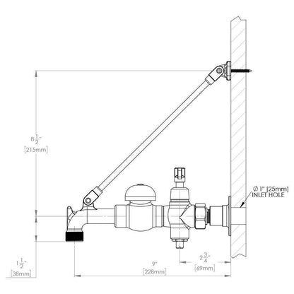 Commander - Service Sink Faucet - Brass
