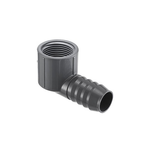 1-1/4" PVC 90° Elbow - Insert x FNPT