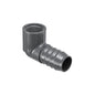 Spears® 1407-168 Reducing 90 deg Elbow, 1-1/4 x 1 in, Insert x FNPT, PVC, Domestic