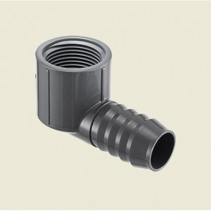 1-1/4" PVC 90° Elbow - Insert x FNPT