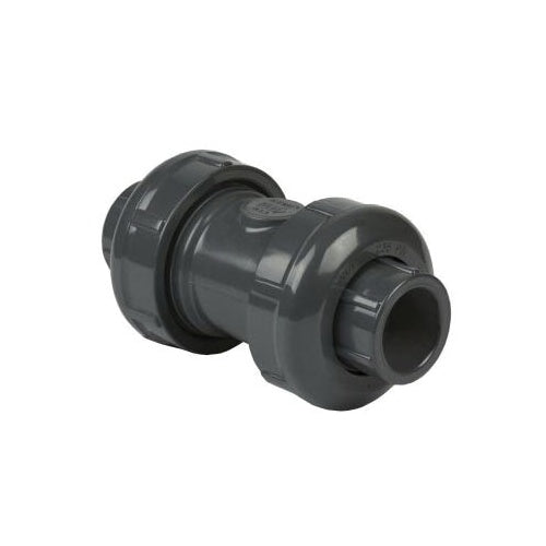 4" True Union Regular Style Ball Check Valve - PVC - Socket