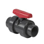 Spears® 2329-012 True Union Regular Style Ball Valve, 1-1/4 in Nominal, Socket and FNPT End Style, PVC Body, EPDM Softgoods, Domestic