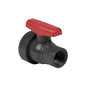Spears® 2411-010G Single Entry Ball Valve, 1 in Nominal, FNPT End Style, PVC Body, Buna-N Softgoods, Domestic