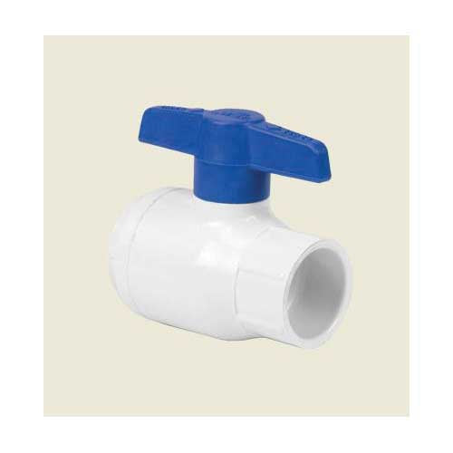3" Utility Ball Valve - White - PVC